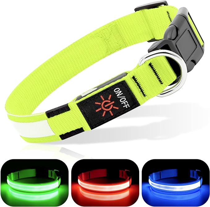 COLLAR LED PARA PERROS Y GATOS